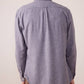 Camicia in flanella Java blu tinta unita