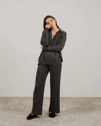Polo in misto cashmere da donna