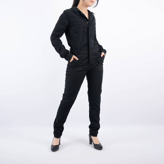 Tuta intera a maniche lunghe con zip