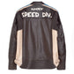 Giacca tecnica in pelle Speed Division
