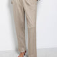 Pantaloni gessati con pinces