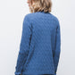 Maglione a maglia strutturata con trecce