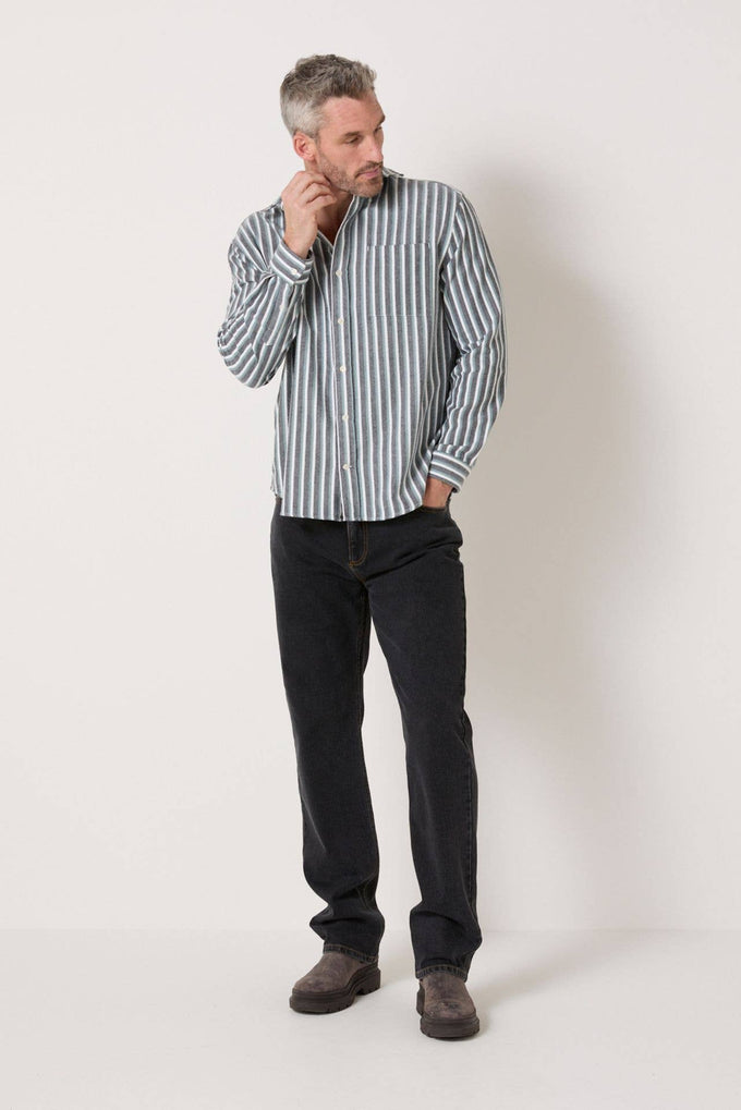 Camicia Jakarta a Righe in Oxford di Cotone