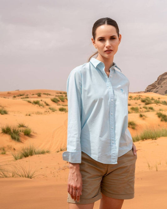 Camicia Oxford Antimacchia Azzurro Baby Blue