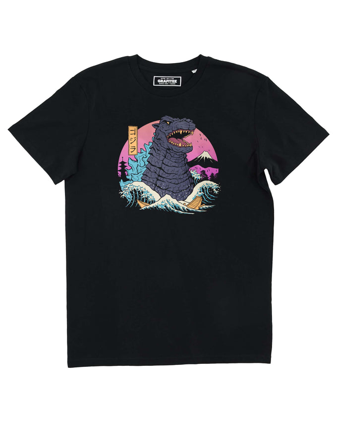 T-shirt Godzilla Rad Zilla Wave in cotone biologico
