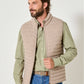 Gilet Imbottito Reversibile Uomo Beige