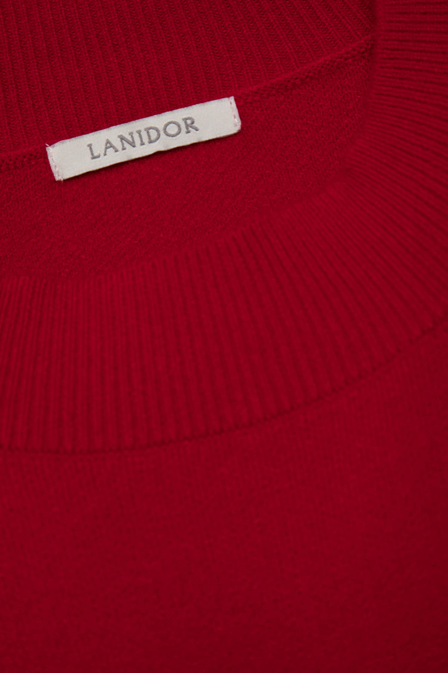 Maglione in maglia a girocollo a costine