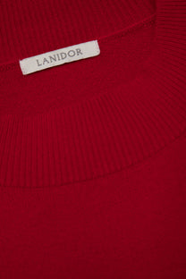 Maglione in maglia a girocollo a costine