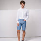 Bermuda slim fit cinque tasche in denim