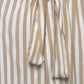 Camicia a righe con fiocco al collo