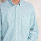 Camicia uomo a righe in cotone con colletto button-down