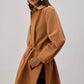 Trench corto con cintura