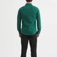 Camicia verde slim fit da uomo