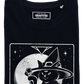 T-shirt The Magician con stampa tarocchi e gatto