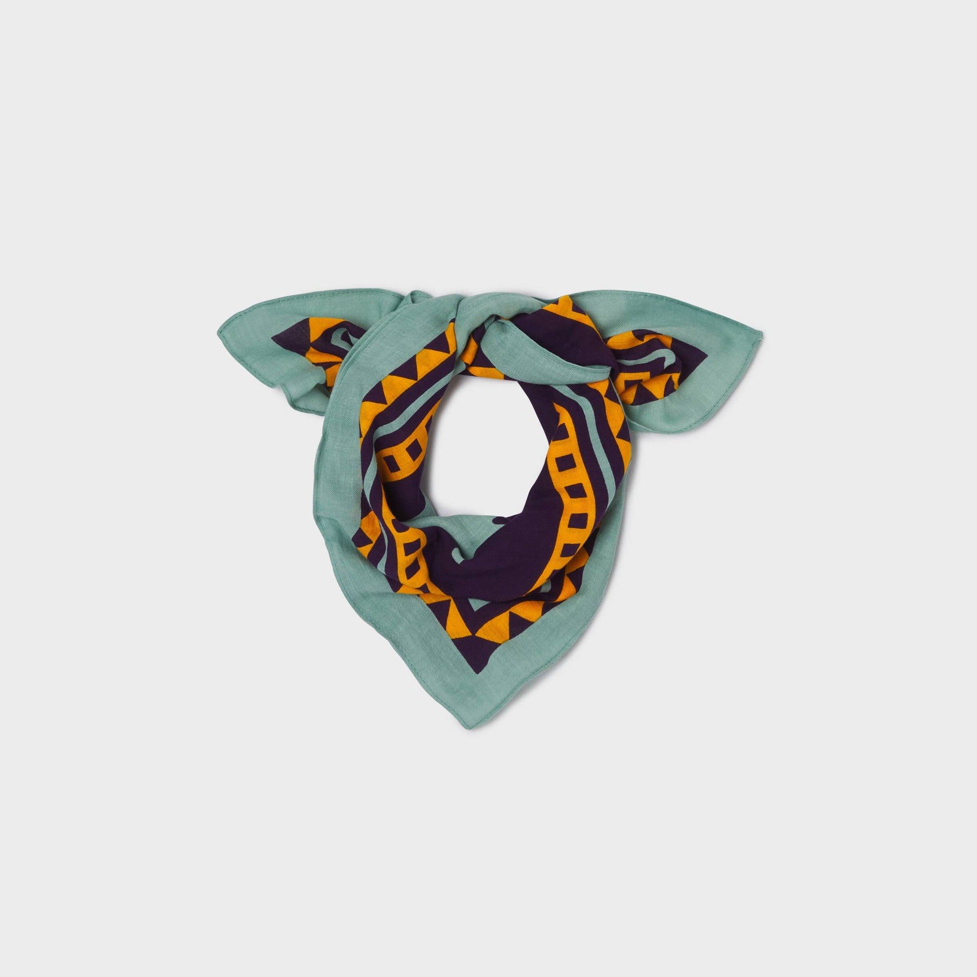 Piccolo foulard in cotone biologico Paola viola