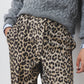 Pantaloni a sigaretta animalier