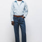 Camicia classica a maniche lunghe con bottoni