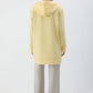 Giacca lunga con cappuccio e zip