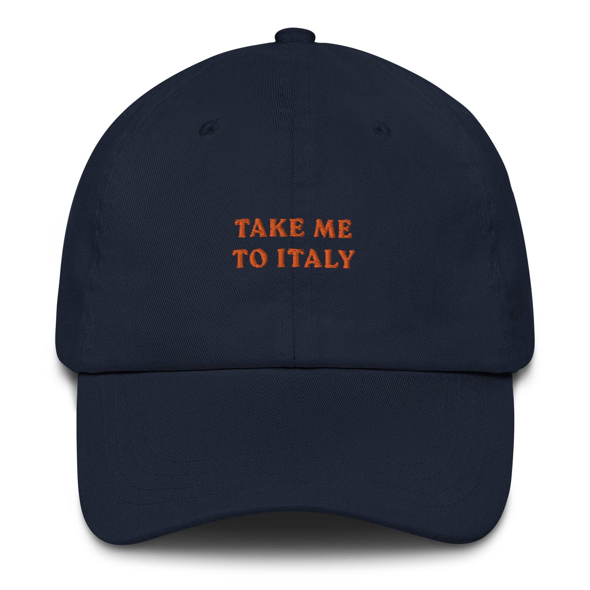 Cappellino da baseball “Take Me to Italy” con ricamo