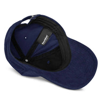 Cappello dad hat in velluto a coste ricamato Negroni