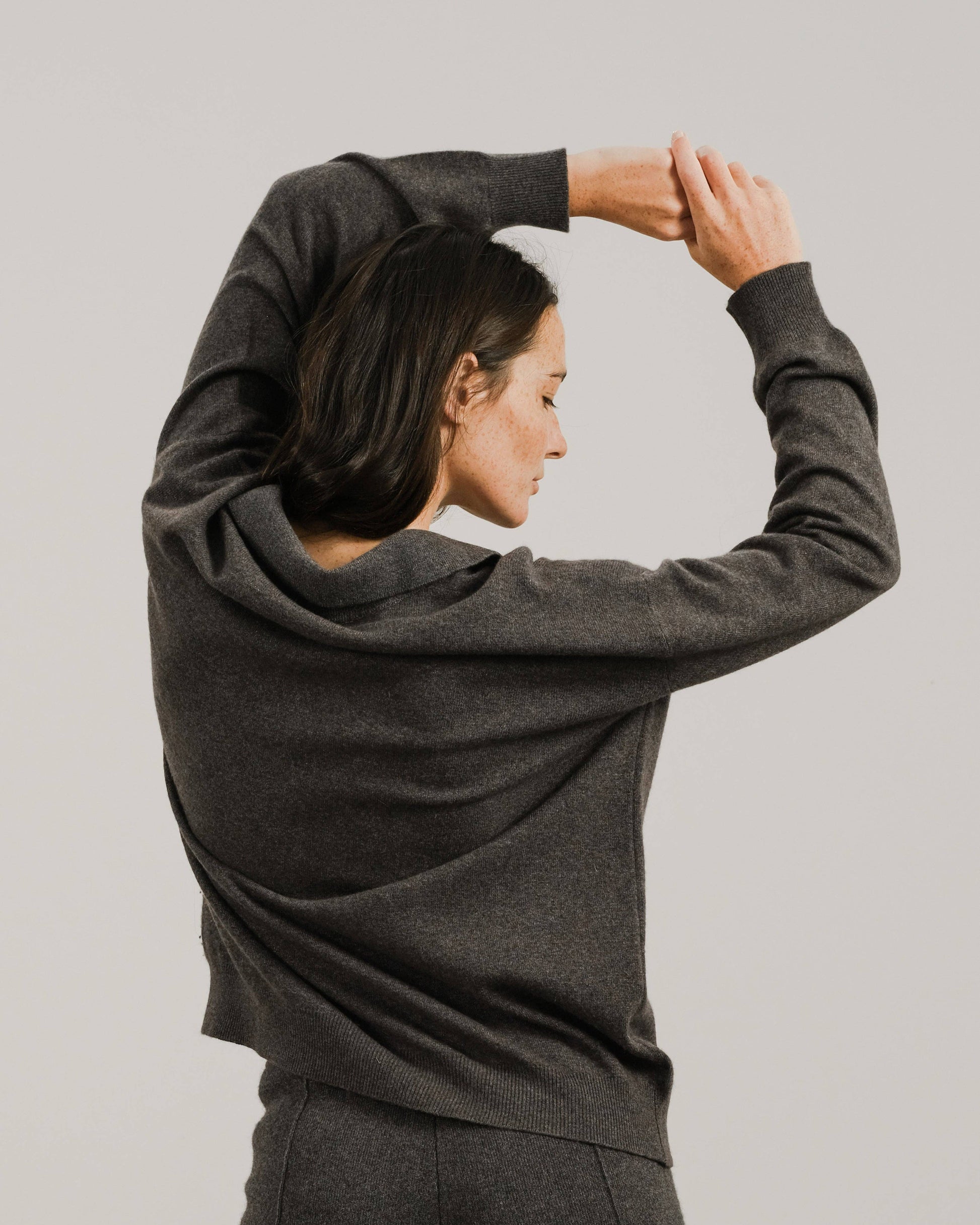 Polo in misto cashmere da donna