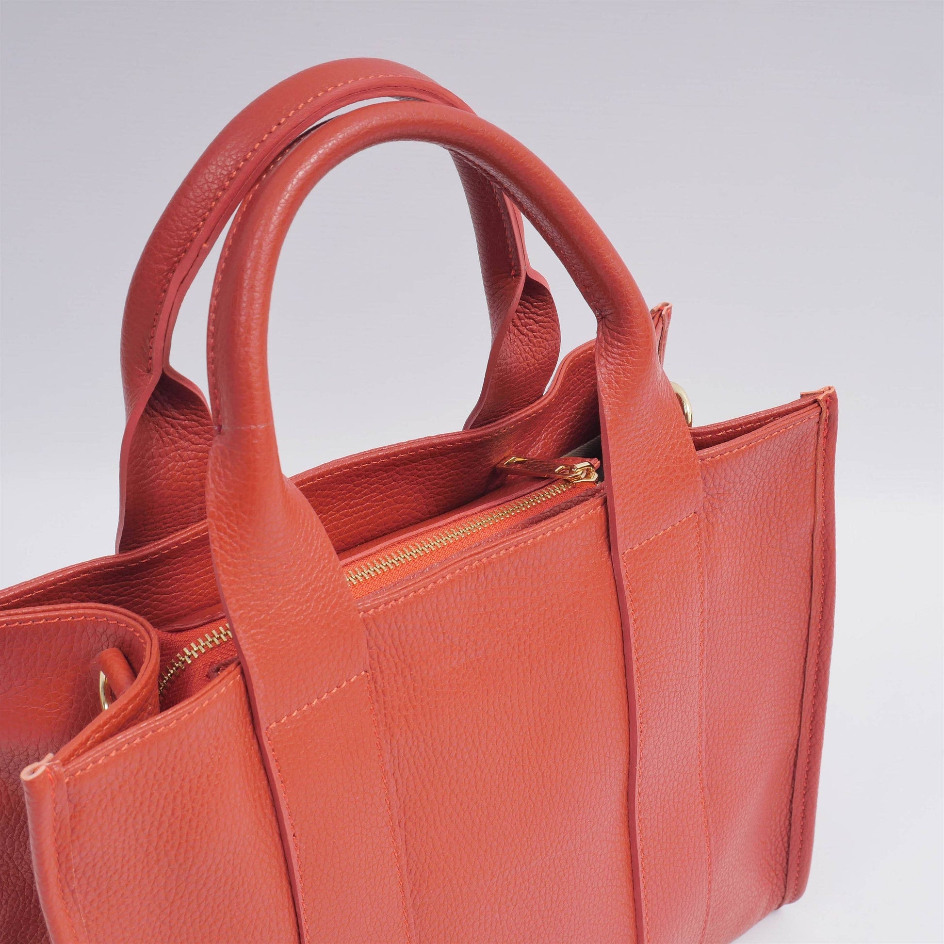 Borsa tote in pelle con tracolla