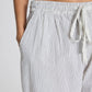 Pantaloni Savita in cotone biologico a righe