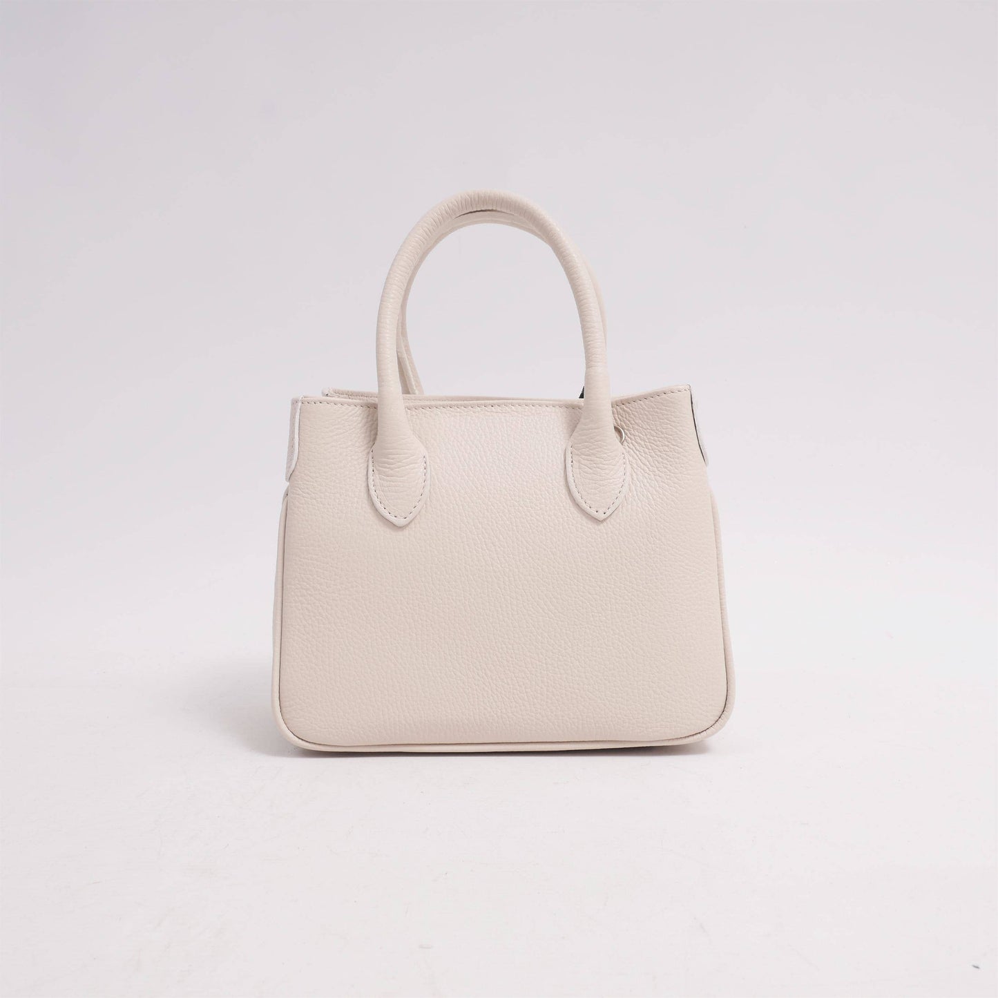 Borsa a mano in pelle con tracolla removibile