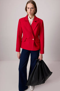 Borsa a spalla oversize in ecopelle nera