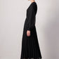Gonna midi plissettata in chiffon