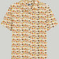 Camicia a maniche corte con stampa cartoon LOCO MONKY