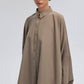 Camicia oversize con nastro laterale