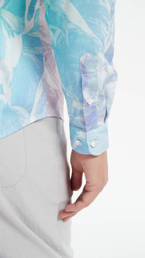 Camicia premium slim fit con stampa digitale