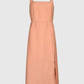Vestito midi Manta terracotta