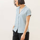 Camicia Innes a maniche corte azzurro cielo
