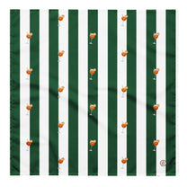 Sciarpa multifunzione Spritz a righe con stampa cocktail