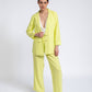 Blazer in lino e viscosa da donna