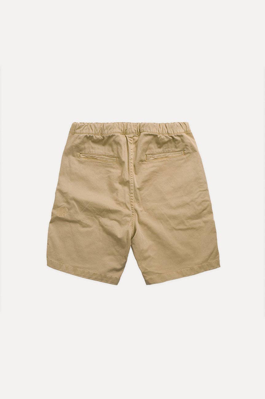 Pantaloncini da arrampicata in cotone Ecodye color sabbia