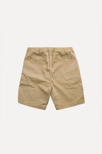 Pantaloncini da arrampicata in cotone Ecodye color sabbia