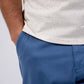 Pantaloni chino uomo blu ghiaccio in cotone