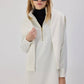 Abito dritto lungo con zip