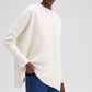 Tunica in maglia oversize con spalle scese
