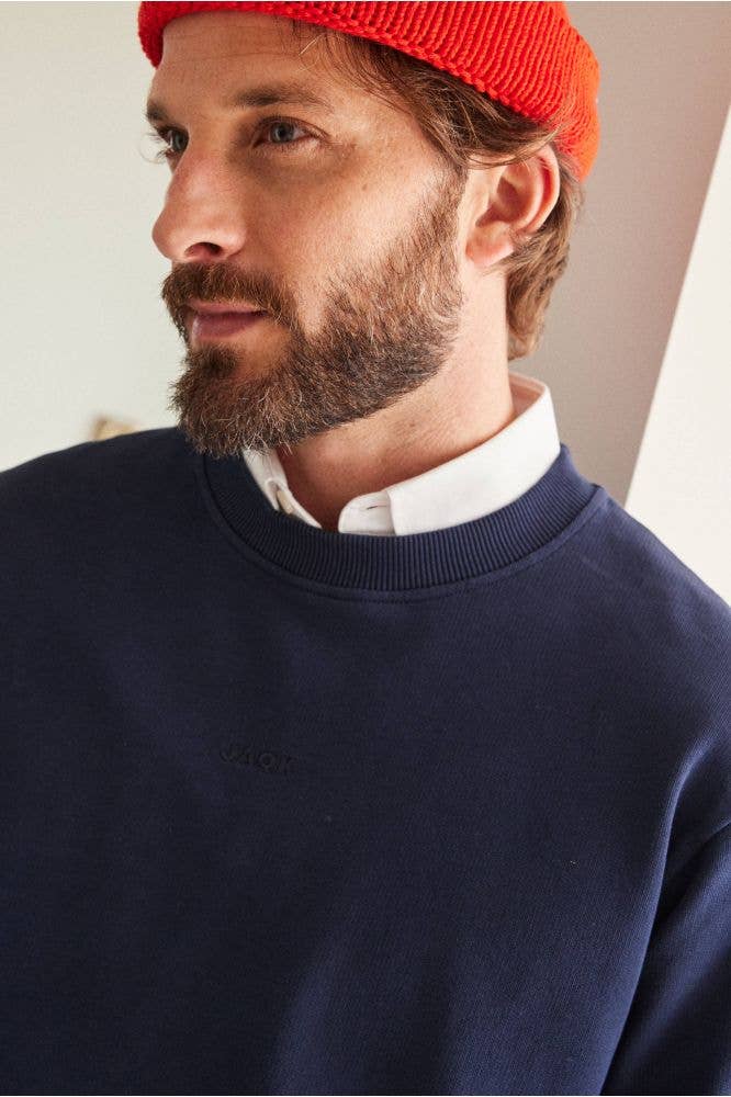 Felpa Marcel blu marine