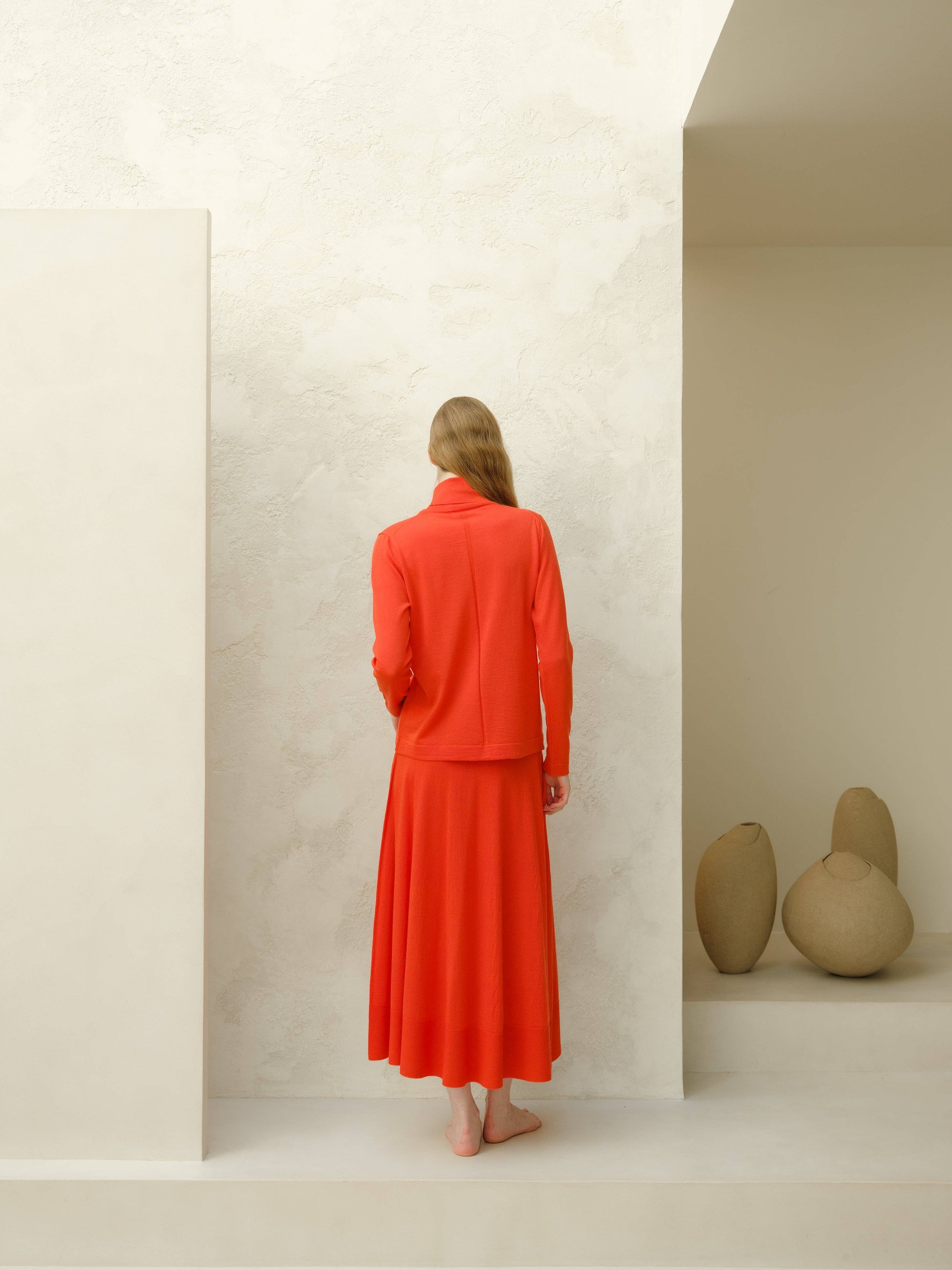 Dolcevita in lana merino extra fine da donna