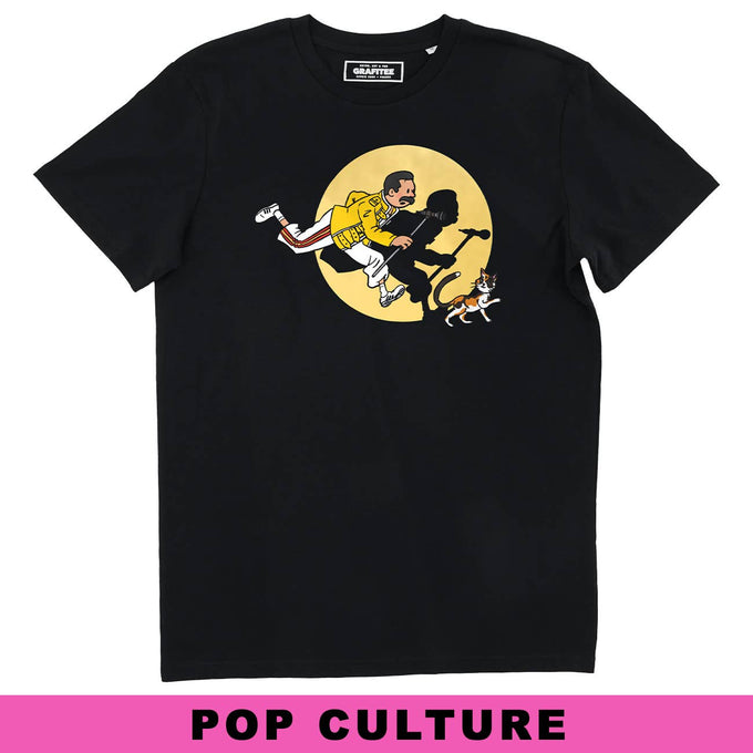 T-shirt Freddie Mercury Pop Culture in Cotone Bio