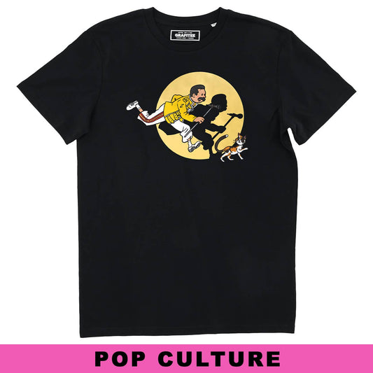 T-shirt Freddie Mercury Pop Culture in Cotone Bio