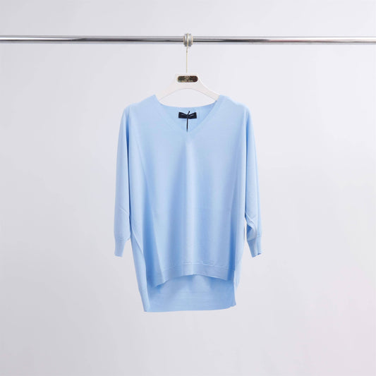 Maglione leggero con scollo a V