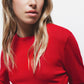 Maglione in maglia rasata girocollo