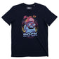 T-shirt unisex Born to Rock Mario Bros blu navy
