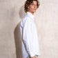 Camicia in popeline di cotone con colletto button-down